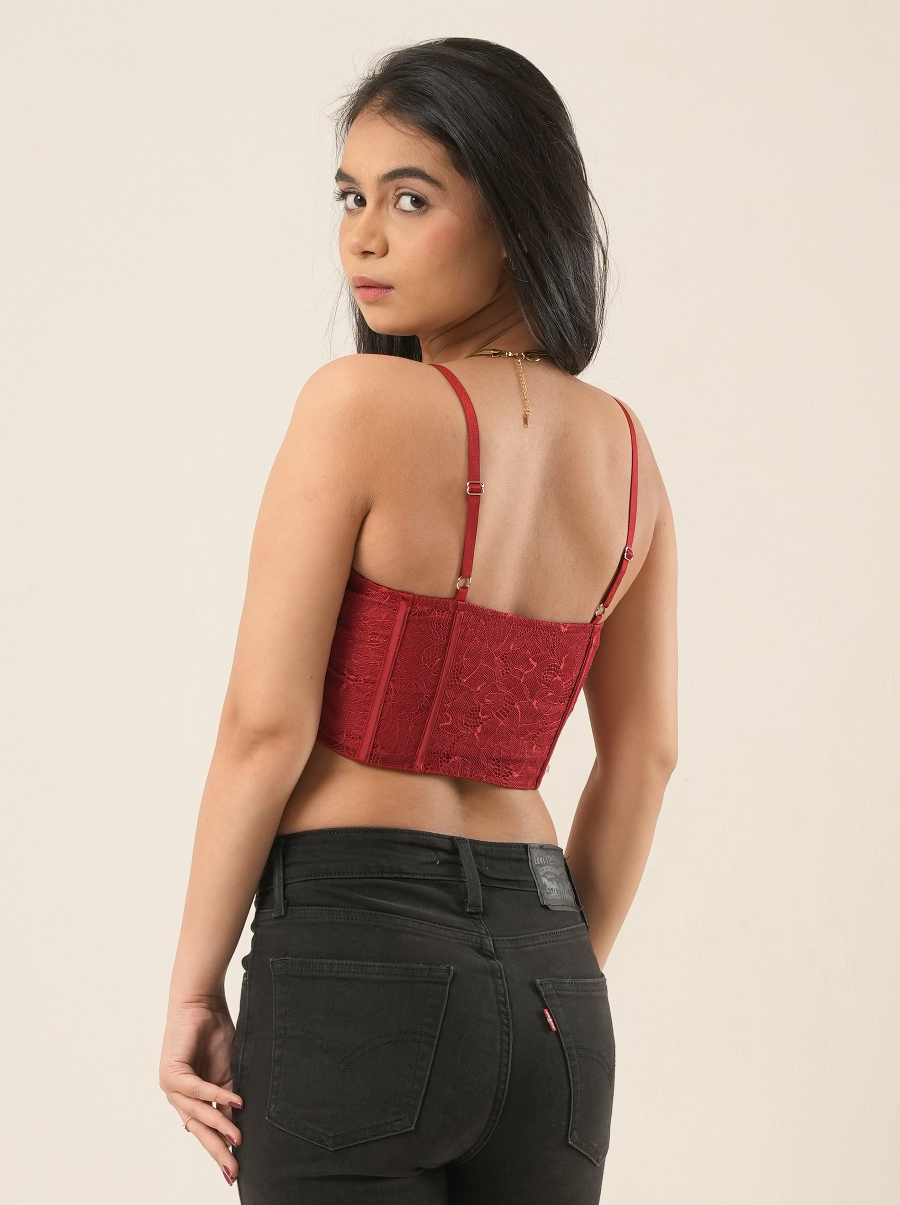 Heartbreaker Satin Corset Top
