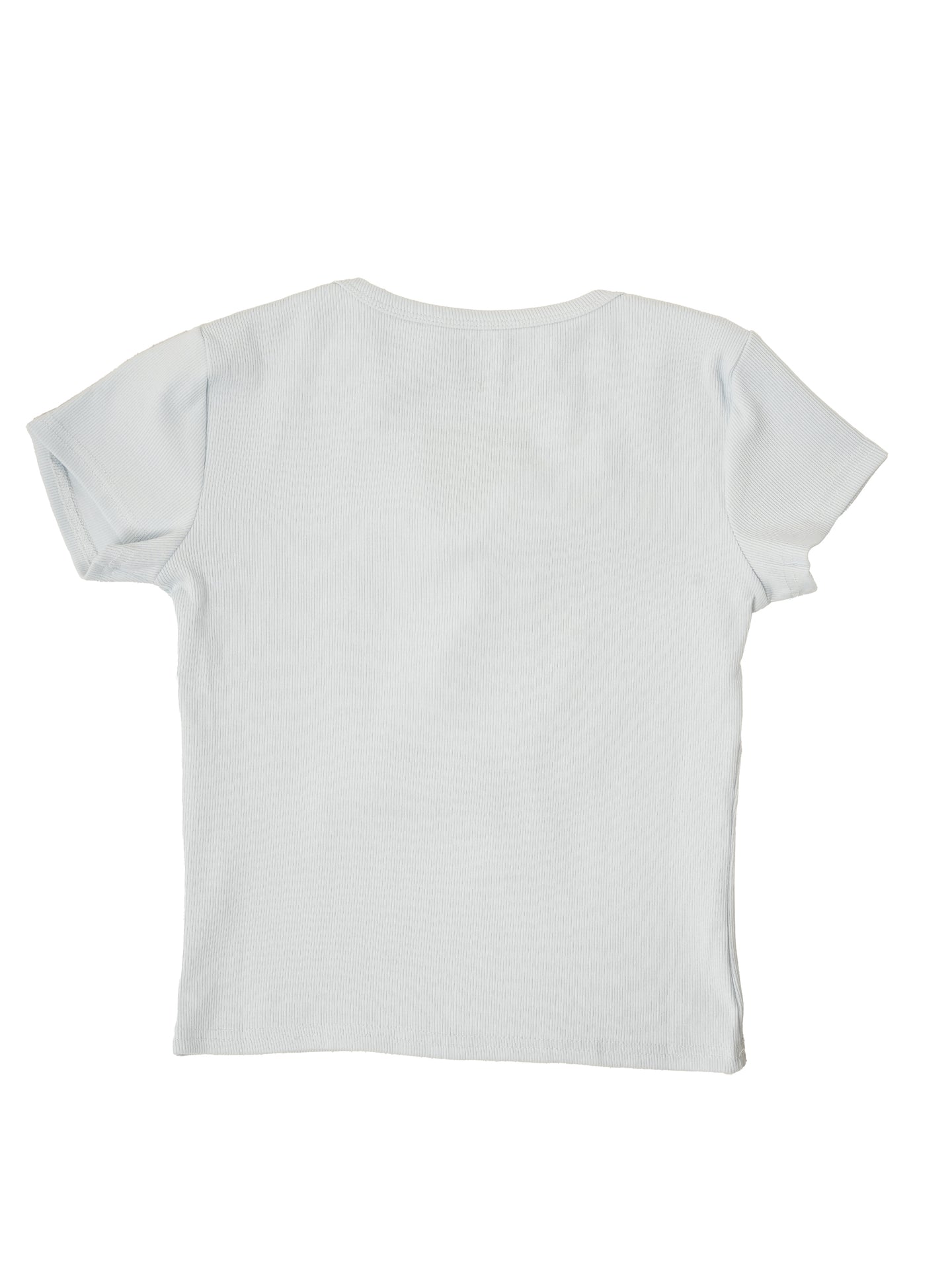 Rivet Detail Ribbed T-Shirt