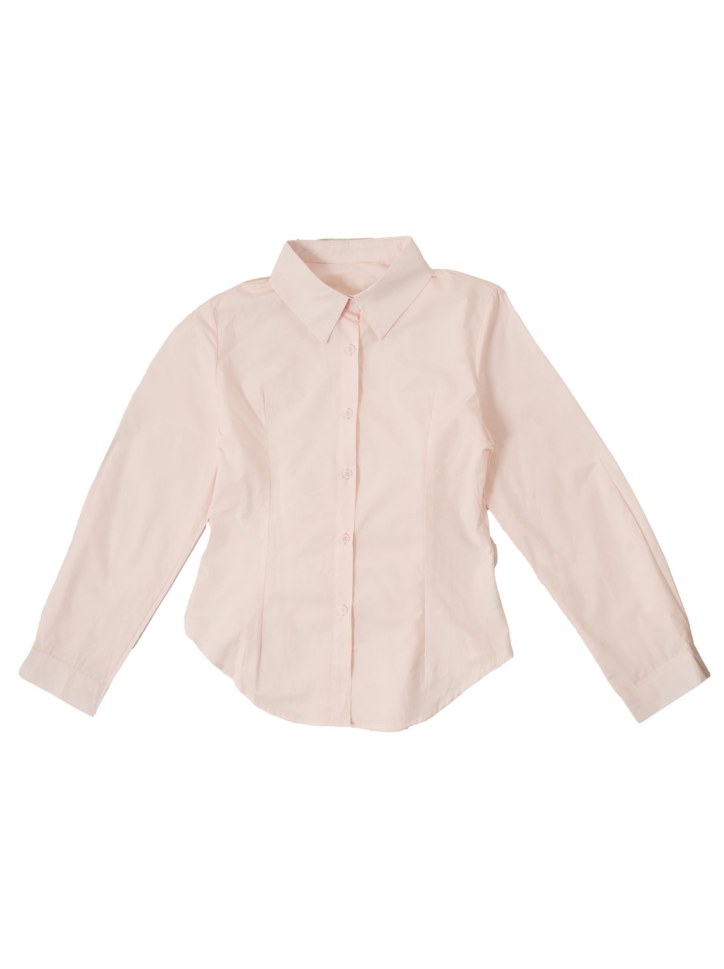 Tie-Back Waist Cotton Shirt