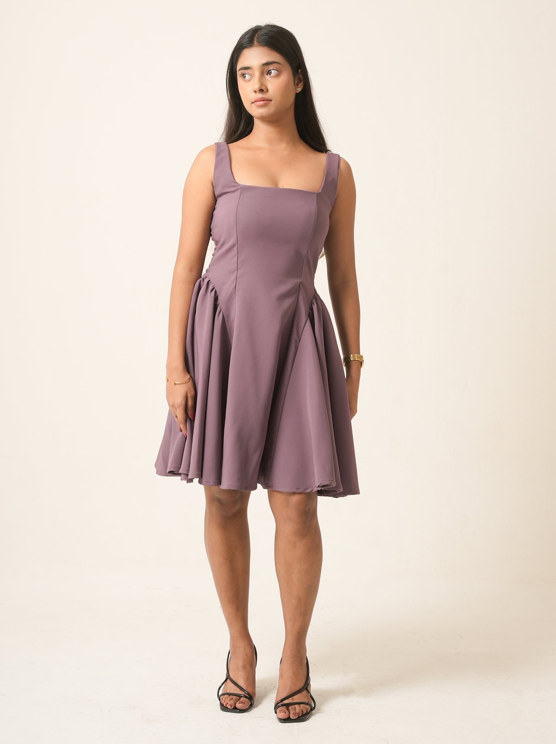 Lilac Bloom Statement Dress