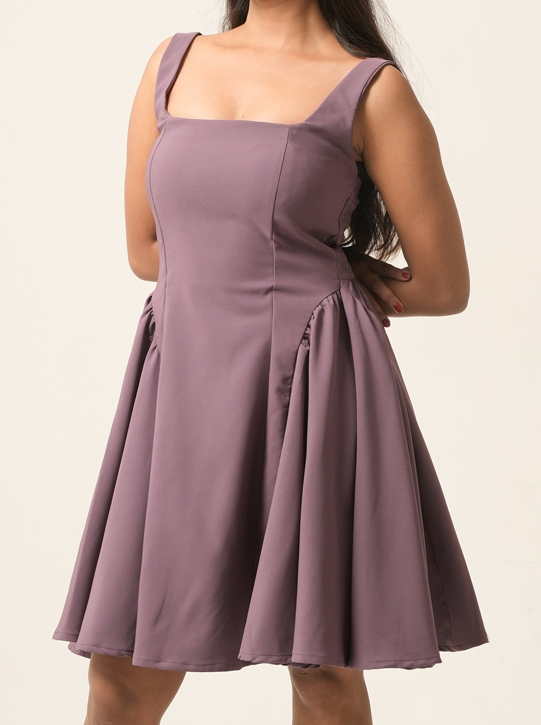Lilac Bloom Statement Dress