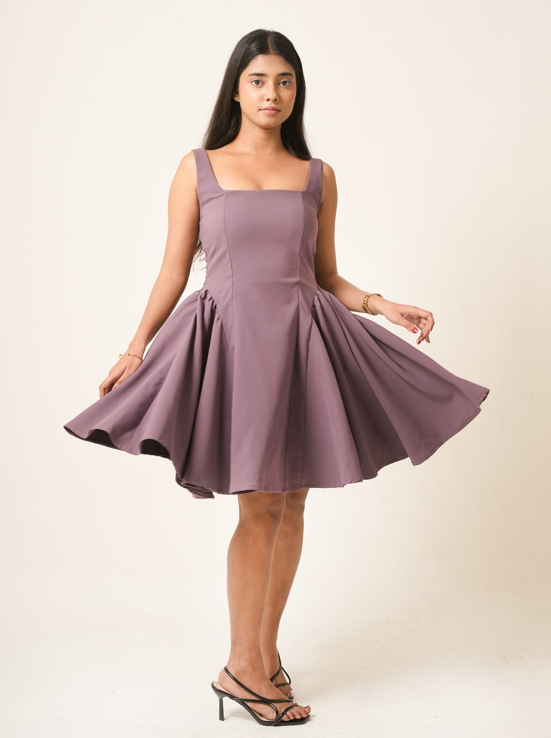 Lilac Bloom Statement Dress