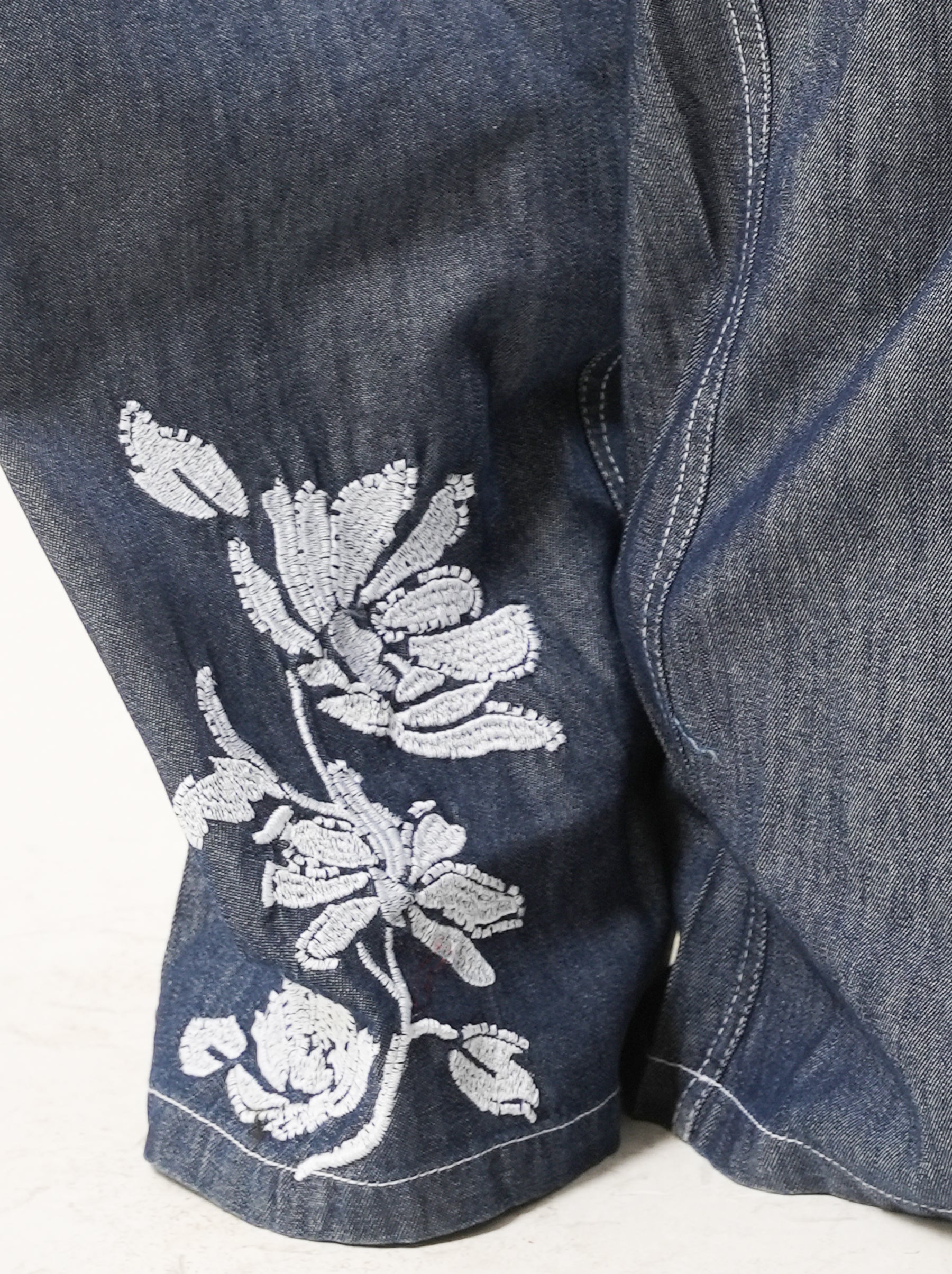 Indigo bloom denim co-ord set