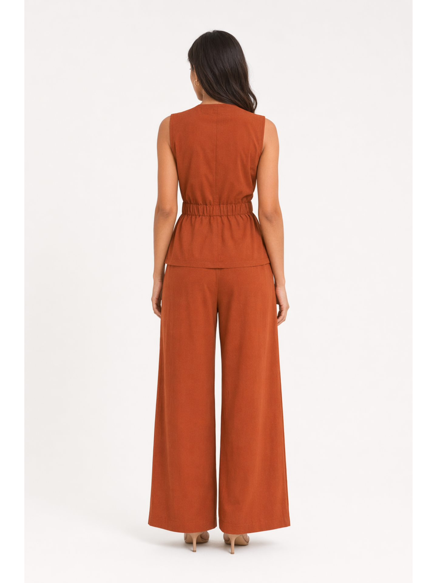 Rust Aura Wrap Co-Ord Set